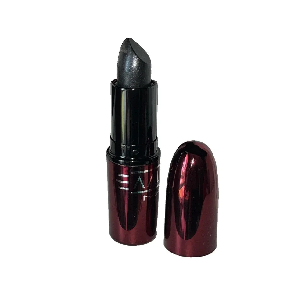 MAC x Aaliyah Amplified Creme Lipstick Street Thing Black Shimmer Goth Grunge